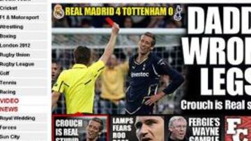 "Lección de Adebayor y el estúpido Crouch"