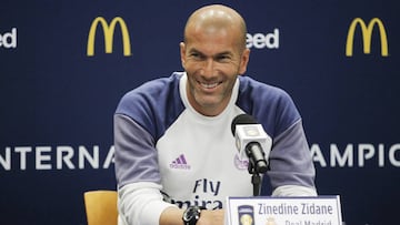 Zidane, en conferencia de prensa.