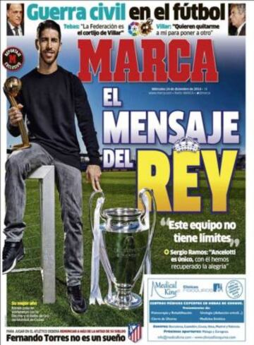 Portadas de la prensa deportiva