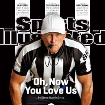 No es normal que Sports Illustrated le dedique una portada (y tan buena) a un árbitro, pero Hochuli rompe moldes.