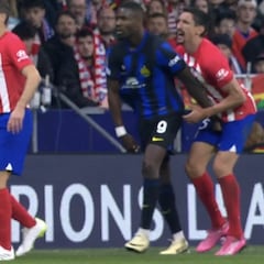 Thuram agarró los genitales de Savic: “Se jugó la roja”