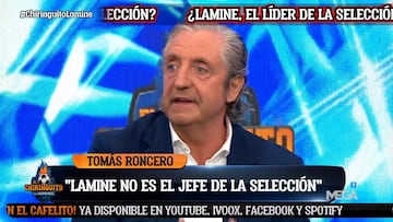Pedrerol lanza un mensaje muy contundente tras las molestias de espalda de Lamine