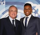 Rodrygo presenció el Madrid-Melilla: "Estoy muy orgulloso"
