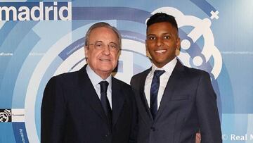 Rodrygo presenció el Madrid-Melilla: "Estoy muy orgulloso"