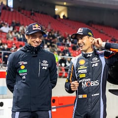 Sordo, de fiesta con Neuville, Azcona y Meeke en casa