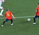 Lo que fue España se vio en el 1-0: dramático lo de Ramos e Iniesta