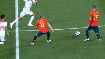 Lo que fue España se vio en el 1-0: dramático lo de Ramos e Iniesta