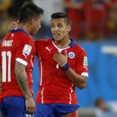 Sánchez-Vargas es la dupla más letal de Chile desde Za-Sa
