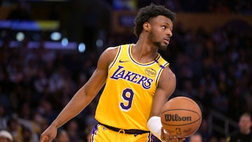 Bronny put in his best individual performance for the Lakers in the NBA in the defeat to the Milwaukee Bucks.