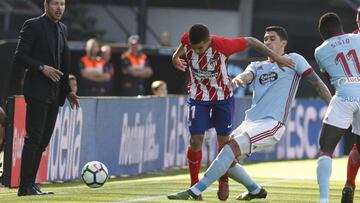 Atlético frenó a Celta y Pablo Hernández en Vigo
