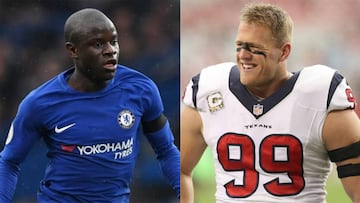 Con la UEFA Super Cup como marco, el linebacker de los Texans asegur&oacute; que el mediocampista del Chelsea FC es un ser humano incre&iacute;ble.