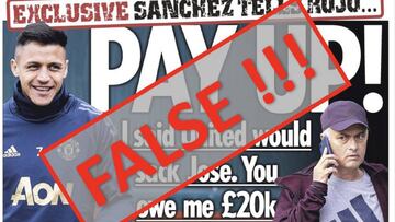 Sanchez denies he had £20k bet on Mourinho getting sacked