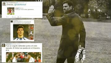 El mundo del fútbol se despide de Xabi Alonso después de que el centrocampista anunciase su retirada.