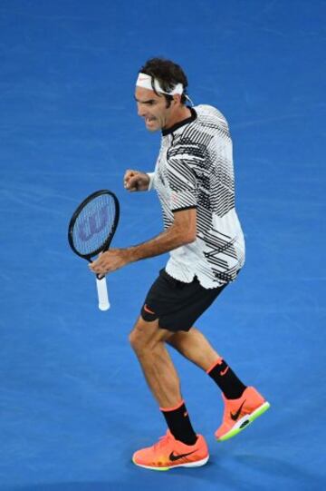 Federer-Nadal: the best pics. from the Australian Open