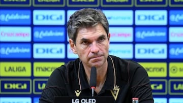 Mauricio Pellegrino, entrenador del Cádiz.