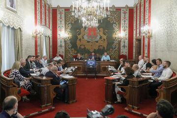 Pleno del Ayuntamiento de Alicante celebrado esta mañana.