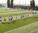 Primer entrenamiento de Toni Kroos y Keylor Navas con el Real Madrid