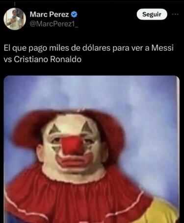 Los memes se ceban con Messi tras la goleada del Al-Nassr