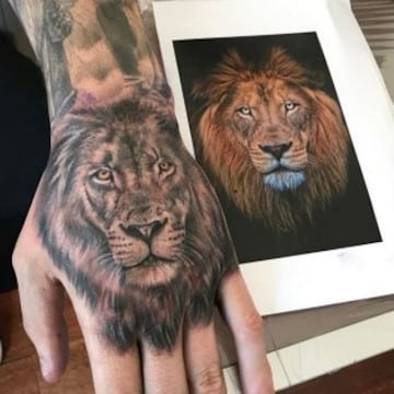 El nuevo tatuaje de Iago Herrerín. 
