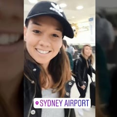 Endler grabó la llegada de la Roja femenina a Sídney