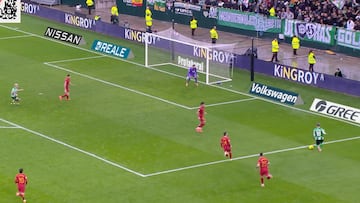 Nelson Deossa fue clave en el triunfo del Betis ante Valencia: desbordó con velocidad, generó la jugada del segundo gol y marcó diferencia en el resultado.