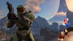 Halo Infinite: la cuenta oficial comparte un fanart con personajes de Nintendo