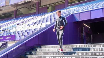 23/09/22 REAL VALLADOLID ENTREVISTA A JOSE ROJO PACHETA ENTRENADOR