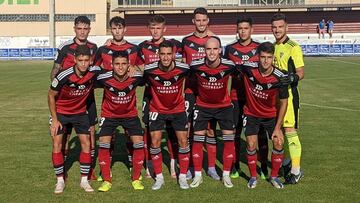 Once inicial del Mirandés en el primer amistoso de pretemporada.
