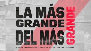 River invita a sus hinchas a elegir la mejor camiseta