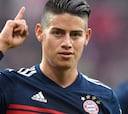 James la rompe en el Bayern