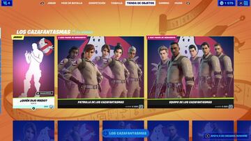 Los Cazafantasmas regresaron a la tienda de Fortnite, y trajeron consigo su nuevo baile