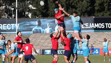 Los Cóndores frente a los uruguayos.