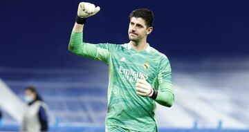 Goalkeeper Thibaut Courtois had a big hand in Real Madrid's win on Wednesday night.