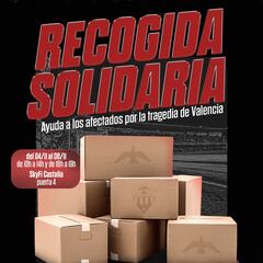 El Castellón y su afición se vuelcan con los damnificados de la DANA