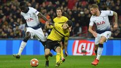 Tottenham de Davinson golea al Dortmund y acaricia los cuartos