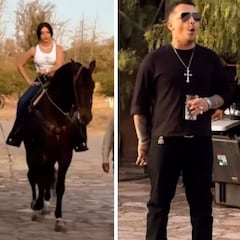 Un regalo sorprendente: Ángela Aguilar le regaló un caballo a Christian Nodal y este sería su elevado precio