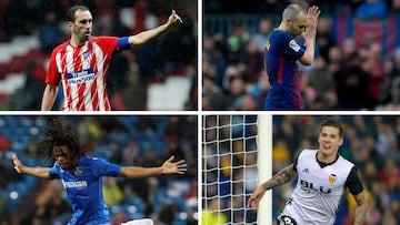 Lesionados y sancionados para la jornada 28 de LaLiga