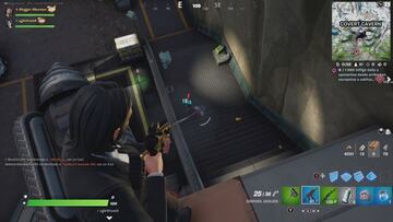 Disparamos a un Guardia de la OI con un Subfusil Aguijón desde arriba