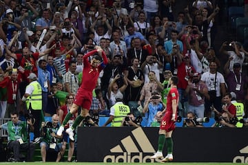 Pocos han podido inaugurar una Copa del Mundo como hiciera Cristiano en Rusia. Ante España consiguió un hat-trick en sus tres tiros a puerta.