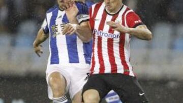 Granero, ante el Athletic.