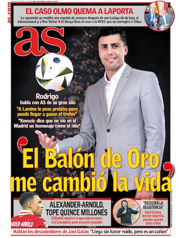 Las portadas de AS de enero