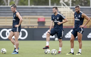 Benzema, Nacho y Bale.