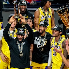 Los Lakers responden a las críticas sobre colgar el banner de la Copa NBA