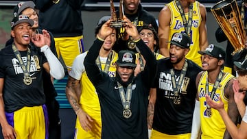 The Los Angeles franchise hung a unique banner in the Crypto.com Arena to celebrate winning the first NBA In-Season Tournament.