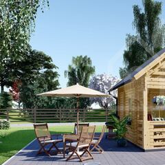 La casa prefabricada con dos plantas, porche y balcón por menos de 14.000 euros