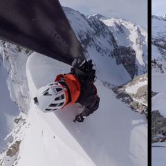 Vertiginosas líneas picantes de Aymar Navarro en la Val d'Aran
