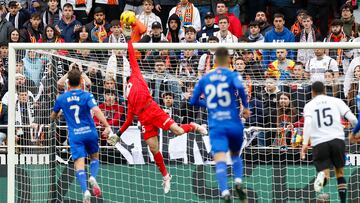 09/03/24 PARTIDO PRIMERA DIVISION
VALENCIA CF - GETAFE CF
OCASION PARADA POR MAMARDASHVILI