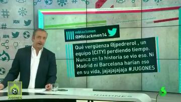 Un tuitero atiza a Pedrerol por Guardiola y éste le propina un zasca de categoría