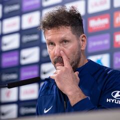 Simeone: “Hay más partidos que en otra época; debemos tener la cabeza fresca”
