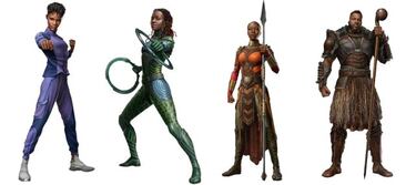 Black Panther 2 revela los artes de sus protagonistas: primer vistazo a la armadura de Ironheart